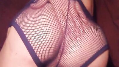 Xxxprecumdrip copyright fishnet boxer briefs cumshot 8 inch uncut cock precum dripping solo male Masterbation Coconut oil orgasm