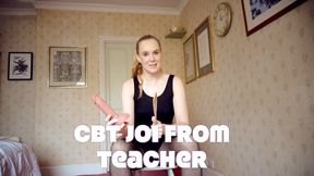 Strict Teacher Demands CBT & Ruined Orgasm 4K