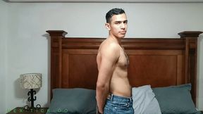 College Room Mate Tickling Fun: Jackson Is Testing His New Room Mate Hugo About His Ticklishness. Hugo Reacts Quite Sensitive & Ticklish. Will That Be The Begin Of A New Ticklish Friendship?