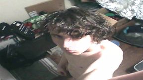 Stripping, Collaring Myself, and Jerking off!