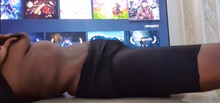 Hot Ebony got real crazy(real orgasm) extremely horny slut