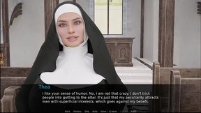 johannesgaming - update #125 - futa dating simulator 14 thea the nun had a rough past - jul 09, 2024