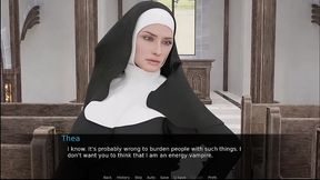 johannesgaming - update #125 - futa dating simulator 14 thea the nun had a rough past - jul 09, 2024