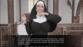 johannesgaming - update #125 - futa dating simulator 14 thea the nun had a rough past - jul 09, 2024