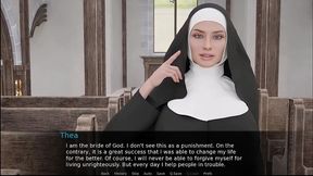 johannesgaming - update #125 - futa dating simulator 14 thea the nun had a rough past - jul 09, 2024