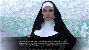 johannesgaming - update #125 - futa dating simulator 14 thea the nun had a rough past - jul 09, 2024