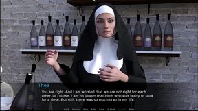 johannesgaming - update #125 - futa dating simulator 14 thea the nun had a rough past - jul 09, 2024