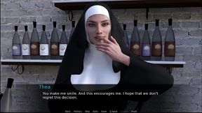 johannesgaming - update #125 - futa dating simulator 14 thea the nun had a rough past - jul 09, 2024