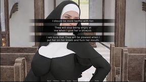 johannesgaming - update #125 - futa dating simulator 14 thea the nun had a rough past - jul 09, 2024