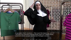 johannesgaming - update #125 - futa dating simulator 14 thea the nun had a rough past - jul 09, 2024