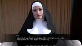 johannesgaming - update #125 - futa dating simulator 14 thea the nun had a rough past - jul 09, 2024