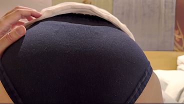 体操着とブルマのコスプレをした変態素人女の乳首舐め手コキ