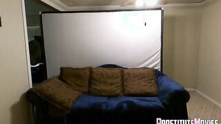 Redhead Girl Sex with inexperienced nerd