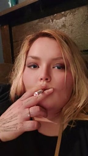 Enjoying this cigarette follow me for more