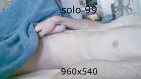 Heteroflexible K solo V99: thin fit muscular hung older twunk lazy day masturbation