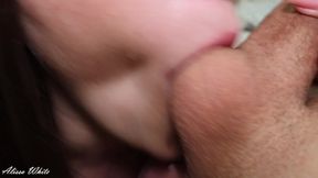 His cumshot in my mouth was so sweet