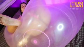 Ride Pop and Squirt on Big Wubble Ball