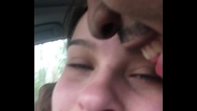Lesbian bestfriend gets wet during a training session and bends over