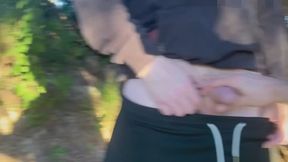 A Redhead Boy Went for a Pee in the Woods and His Friend Followed Him