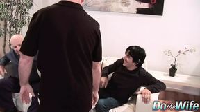 Blonde MILF Olivia Parrish Fucks While Her Husband Watches