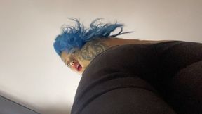 "LOOK UP AT MY BIG BOOTY BEFORE I SIT ON YOU!" - Giantess POV