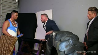 Alex Chu. Sean Duran and Bryce Evans in BLACK PANDA Ep 2 Fuckfest