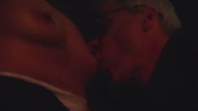 Tit sucking at night (mp4)