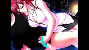 Curvy Manga Muse Seduces Her Man in Hot Animated Tryst