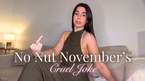 No Nut November's cruel joke - TEASE AND DENIAL - HUMILIATION - EDGING - CUCK