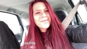 j’aime prendre des videos dans la voiture comme c’est pas moi qui conduit