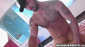 Johan Lapointe in Tattooed jock Manuel Deboxer fetish banged mysterious gay