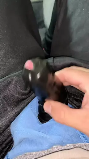 Latex Sheath Under Clothes Masturbation & Massage