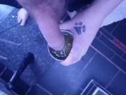 Amateur teen pees in her beautiful cup