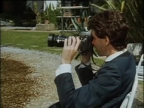 Vintage orgy party in beautiful garden