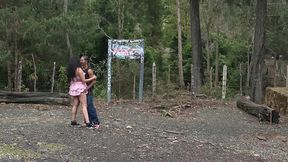 i touched a stranger s butt in the woods, and this was her reaction.