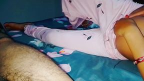 Kissing Pregnant Bhabhi Sucking Dick Fucked with Creampie