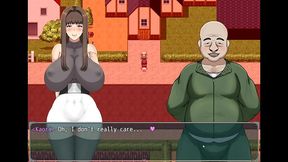 justice work in spare time [ ntr hentai game pornplay ] ep.8 horny housewife with poking nipples outdoor masturbation