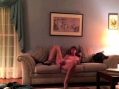 Mrs. Commish's Webcam Blowjob and Masturbation