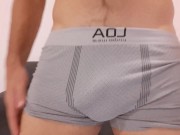 Relaxed, alpha energy - Your muscle bro strips down and gives you stretching tips