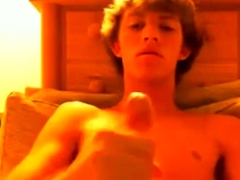 Hot Twink in Sexy Undies Strokes it on Webcam!