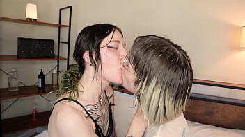 Petite Trans Hotties Claire Gemini &amp_ Stormy Buns Get Fucked by Videographer