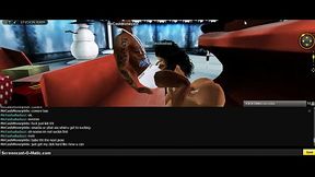 3D Cartoon Anime Babe Gets Fucked In Hot Game IMVU Action