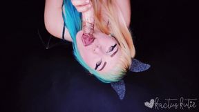 Batgirl Sucks Human Cock