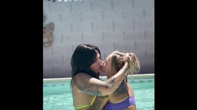 Sexy lesbian makeout compilation best clips of horny real couple