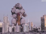 Macro Krogan Muscle Hyper Growth Animation