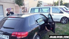 they are so hot and fuck near the car before going home kiara strong