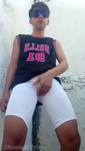 Pinoy Masturbates Again at the Back of Basketball Court