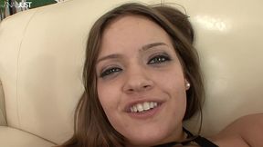 andy san dimas gets her asshole creamed then ashlynn leigh licks up the cum