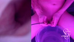 inflating and fucking my dick with endoscope - full video