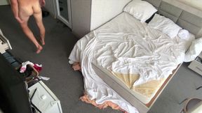The coach's big cock pounds the insatiable twink's firm ass hard.